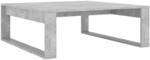 vidaXL Couchtisch Betongrau 100x100x35 cm Holzwerkstoff Modell 1
