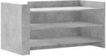 vidaXL Couchtisch Betongrau 100x50x50 cm Holzwerkstoff