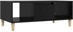 vidaXL Couchtisch Schwarz 90x50x36,5 cm Holzwerkstoff Modell 4