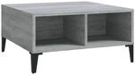vidaXL Couchtisch Grau Sonoma 60x60x30 cm Holzwerkstoff Modell 3