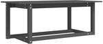 vidaXL Couchtisch Grau 110x55x45 cm Massivholz Kiefer Modell 1