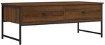 vidaXL Couchtisch Braun Eichen-Optik 101x49x39,5 cm Holzwerkstoff
