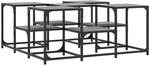 vidaXL Couchtisch Grau Sonoma 91x91x40 cm Holzwerkstoff