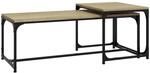 vidaXL Couchtische 2 Stk. Sonoma-Eiche Holzwerkstoff Modell 1