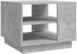 vidaXL Couchtisch Betongrau 55x55x43 cm Holzwerkstoff