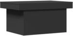 vidaXL Couchtisch Schwarz 80x55x40 cm Holzwerkstoff