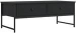 vidaXL Couchtisch Schwarz 101x49x39,5 cm Holzwerkstoff