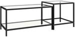 vidaXL Beistelltische 2 Stk. Hartglas Transparent