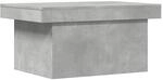 vidaXL Couchtisch Betongrau 80x55x40 cm Holzwerkstoff