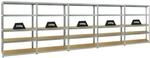 PROREGAL Mega Deal 5x Schwerlastregal Big Elephant S HxBxT 180 x 120 x 45 cm...
