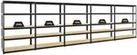 PROREGAL Mega Deal 5x Schwerlastregal Big Elephant S HxBxT 180 x 120 x 45 cm Fachlast