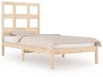 vidaXL Massivholzbett Kiefer 90x190 cm 3FT Single1083785