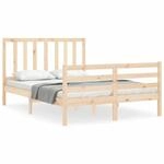 vidaXL Massivholzbett ohne Matratze 120x200 cm Kiefernholz 3193851