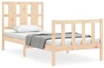 vidaXL Massivholzbett ohne Matratze 90x200 Kiefernholz 3192216