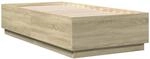 vidaXL Bettgestell Sonoma-Eiche 75x190 cm Holzwerkstoff 3209760