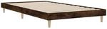 vidaXL Bettgestell Ohne Matratze R&auml;uchereiche 90x190 cm Holzwerkstoff 832098