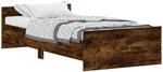 vidaXL Bettgestell R&auml;uchereiche 90x190 cm Holzwerkstoff Modell 11909587