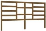 vidaXL Bett-Kopfteil Honigbraun 206x4x104 cm Massivholz Kiefer 818163