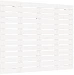 vidaXL Wand-Kopfteil Wei&szlig; 141x3x91,5 cm Massivholz Kiefer 824709