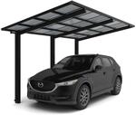 Ximax Alu Einzelcarport Linea Typ 110 Schwarz 273 x 495 cm Sonderfertigung