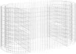 Furnicato Gabionen-hochbeet Verzinktes Eisen 200x100x100 Cm