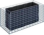 Gabiona Gabionen-Hochbeet eckig 50 cm x 120 cm x 50 cm Maschenw 5 cm x 5 cm