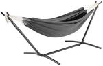 Juskys H&auml;ngematte Paya mit Gestell 281 x 107 x 96 cm Anthrazit