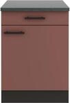 OPTIFIT Nizza407 K&uuml;chen-Unterschrank 60 cm Rostrot