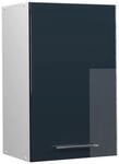 Vicco H&auml;ngeschrank Fame-Line H&auml;ngender K&uuml;chenschrank Dunkelblau Hochglanz/Wei&szlig; 45