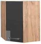 Vicco Eckh&auml;ngeschrank Fame-Line Anthrazit Hochglanz/Goldkraft Eiche 57 cm