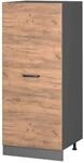 Vicco Hochschrank R-Line K&uuml;chenkommode Goldkraft Eiche/Anthrazit 60 cm