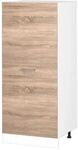 Vicco Hochschrank R-Line K&uuml;chenkommode Sonoma/Wei&szlig; 60 cm