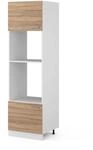 Vicco Mikrowellenschrank R-Line K&uuml;chenregal f&uuml;r die Mikrowelle Sonoma/Wei&szlig; 60 cm