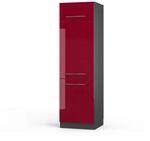 Vicco K&uuml;hlumbauschrank Fame-Line Hochschrank f&uuml;r die K&uuml;che Bordeaux