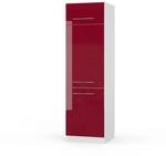 Vicco K&uuml;hlumbauschrank Fame-Line Hochschrank f&uuml;r die K&uuml;che Bordeaux