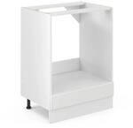 Vicco Herdumbauschrank R-Line Wei&szlig; Landhaus/Wei&szlig; 60 cm ohne Arbeitsplatte