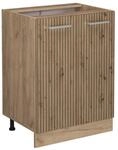 Vicco K&uuml;chenunterschrank R-Line Artisan-Eiche/Goldkraft Eiche 60 cm ohne