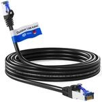 hb-digital 15m Patchkabel CAT 6a Outdoor RJ45 S/FTP PVC+PE Schwarz