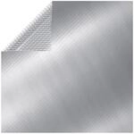 vidaXL Rechteckige Poolabdeckung 1000x600 cm PE Silbern 93104