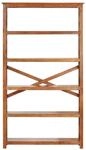 vidaXL B&uuml;cherregal 100x30x180 cm Massivholz mit Honigfarbenem Finish