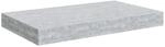 vidaXL Schweberegal Betongrau 40x23x3,8 cm MDF 326591