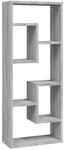 vidaXL Wandregal Grau Sonoma 36x16x90 cm Holzwerkstoff 815847