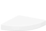 vidaXL Eck-Schweberegal Wei&szlig; 25x25x3,8 cm MDF 323895