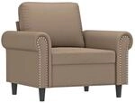 vidaXL Sessel Cappuccino-Braun 60 cm Kunstleder 359498