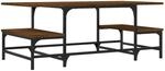 vidaXL Couchtisch Braun Eichen-Optik 100x50,5x40 cm Holzwerkstoff