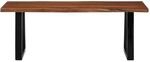 vidaXL Couchtisch Honigbraun 110x55x40 cm Massivholz Akazie