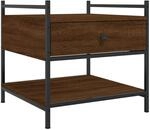 vidaXL Couchtisch Braun Eichen-Optik 50x50x50 cm Holzwerkstoff