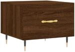 vidaXL Couchtisch Braun Eichen-Optik 50x50x40 cm Holzwerkstoff Modell 1