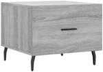 vidaXL Couchtisch Grau Sonoma 50x50x40 cm Holzwerkstoff Modell 9