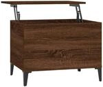 vidaXL Couchtisch Braun Eichen-Optik 60x44,5x45 cm Holzwerkstoff Modell 4